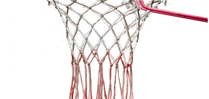 信憑 太め増強 バスケットゴールネット バスケットゴールリングネット バスケットゴール ネット バスケットボール リングネット 汎用 簡単に取り替え 